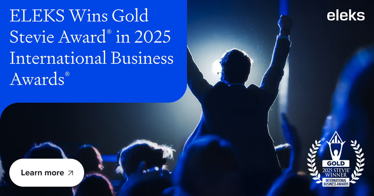 ELEKS Wins Gold Stevie Award® in 2025 International Business Awards®