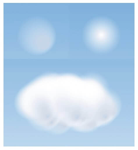 interactive generative art: clouds